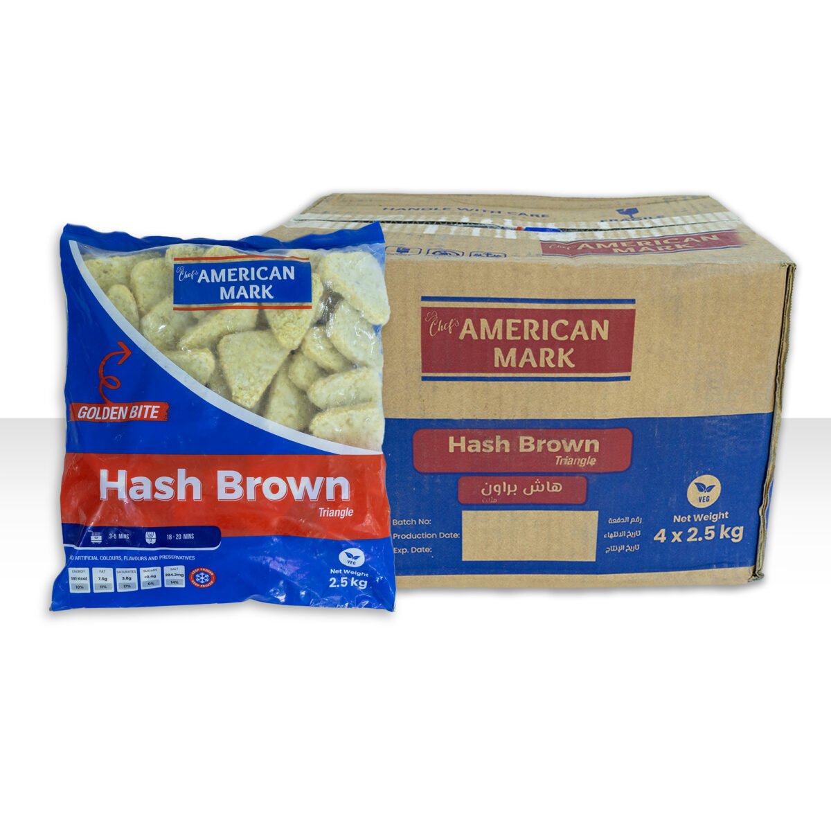 Hash Brown Triangle 4x2.5kg - Image 1